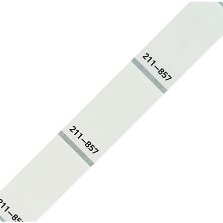 211-857 WAGO 211 White Black Print Label, 44mm Width, 18mm Height, 500Per Pack Qty