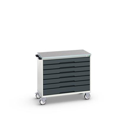 16927056.19 Bott, 7 Drawer Sheet Steel Floor Standing Cabinet, 1050 x 600 x 980mm