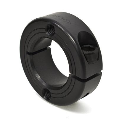 FHT-MCL-24-F Ruland Collar, One Piece, Clamp Screw, Bore 24mm, OD 45mm, W 15mm, 1215 Lead-Free Carbon Steel