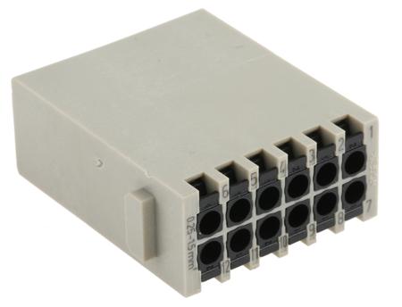 09140122632 HARTING Heavy Duty Power Connector Module, 10A, Male, Han-Modular Series, 12 Contacts