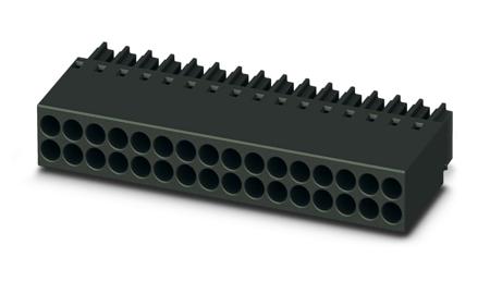 1027618 Phoenix Contact, 2.54mm Pitch, DMCC 0.5, 16 Way, Pluggable Terminal Block, Plug, Plug-In,