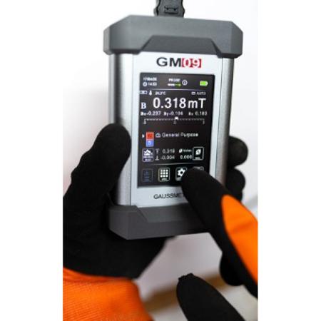 GM09-3 Hirst Magnetics  Gaussmeter, 3 → 350Hz