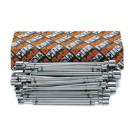 950/S9 BETA 7 mm, 8 mm, 10 mm, 11 mm, 12 mm, 13 mm, 14 mm, 17 mm, 19 mm Hex Socket Spanner Set with T-Handle Handle, 274 mm