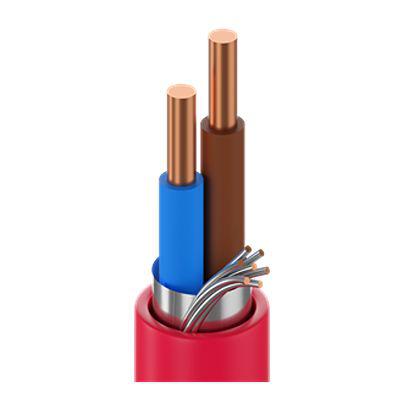 79001FS-00500 Belden79001FS Series 2 Core Speaker Cable, 1.5 mm² CSA Screened, 7.85mm od, 500m, Red