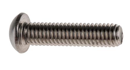 183-8755 RS Pro, M6 Hex Socket Button Screw Stainless Steel x 25mm