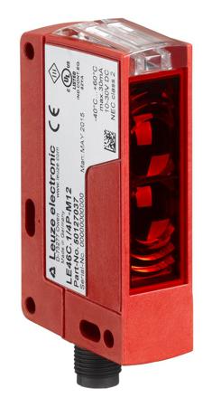 PRK46C-1-4P-M12 Leuze Retroreflective Photoelectric Sensor, Rectangular Sensor, 0.1 → 24 m Detection Range