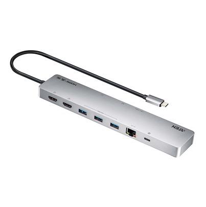UH3240 Aten Dual Monitor 4K USB-C Docking Station with HDMI - 11 x USB ports, USB C
