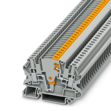 3047452 Phoenix Contact UTME Series UTME 4 Disconnect Terminal Block, 2-Way, 28A, 26-10-2020 AWG Wire, Screw Termination