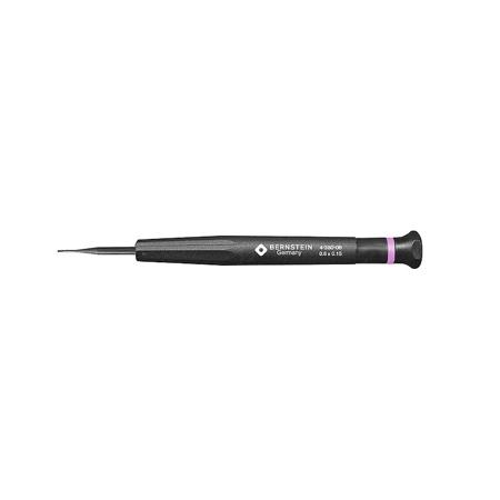 4-380-06 Bernstein Slotted Micro Screwdriver, 17 Blade, 104 Overall