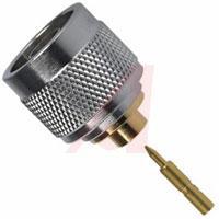 172139 connector,rf coaxial,n straight solder plug,for 0.250 semi-rigid cable,50 ohm