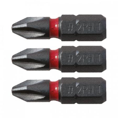 T4560 PH2D CK Blue Steel Screwdriver Bit Set 3 Pieces, Phillips