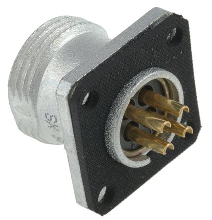 SL EM 14 V Amphenol Socapex Circular Connector, 4 Contacts, Panel, Standard Connector, Plug, Male, IP67, SL61 Series