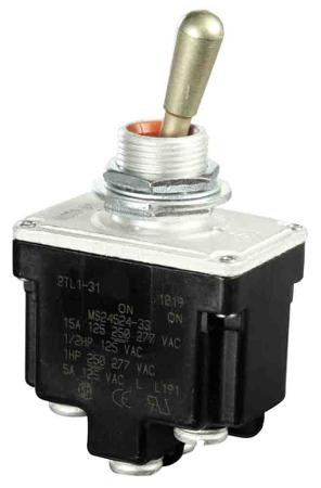 2TL1-31 Honeywell DPDT Toggle Switch