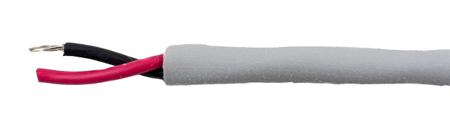 78002 SL005 Alpha Wire Ecogen Ecocable Mini Control Cable, 2 Cores, 0.09 mm² 28 AWG, Unscreened, 30 m, Grey Modified Polyphenylene