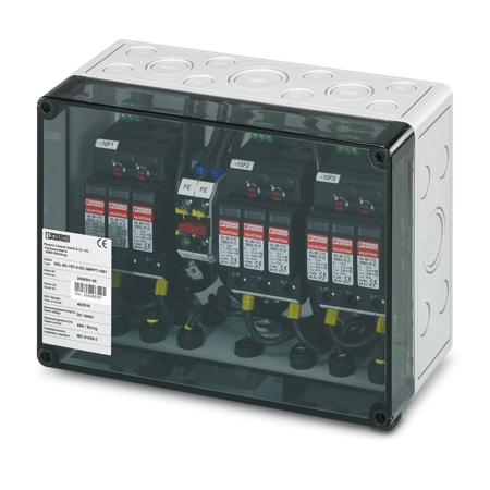 2403336 Phoenix Contact 24 Series Black Polycarbonate Junction Box, IP65, 111 x 254 x 180mm
