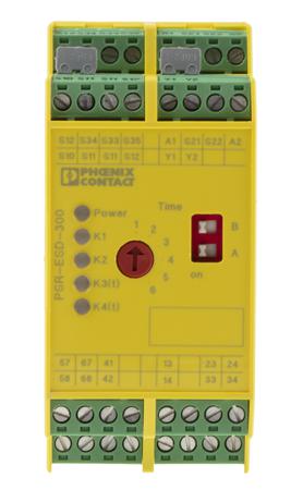 2981428 Phoenix Contact PSRclassic PSR-SCP-24DC/ESD/5X1/1X2/300 Safety Relay 24V dc, Dual-Channel 6 Safety Contacts