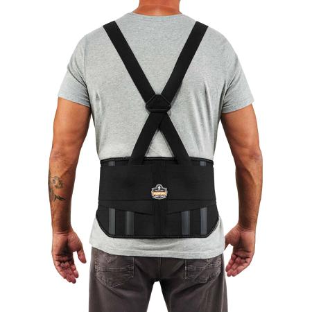 11108 Ergodyne Black Back Support Belt, 132 → 147cm
