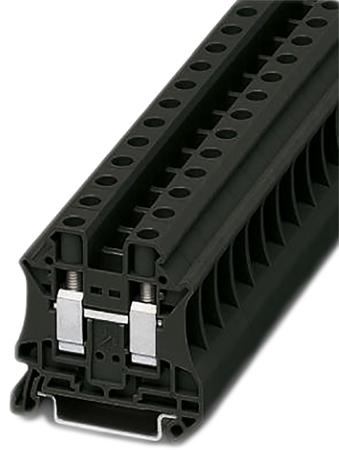 3046320 Phoenix Contact  UT 10 BK Series Black, Single-Level, Screw Termination