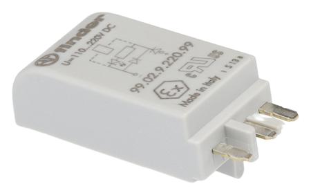 99-02-9-220-99 Finder 99 Series[Blank] 230V dc Plug In Interface Relay Module