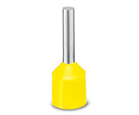 3201945 Phoenix Contact Ferrule, 23mm Pin Length, 3.6mm Pin Diameter, Yellow