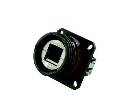 RJFTV2PE1G Amphenol Socapex RJFTV Series Female RJ45 Connector, Panel Mount, Cat5e Straight 1 Port 8 -Way
