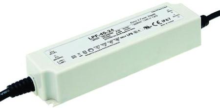 LPF-40-20 Mean Well RS, Constant Voltage LED Driver 40W 20V 2A