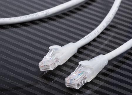 557-032 1m U/UTP, PVC Cat5e Ethernet Cable Assembly Grey