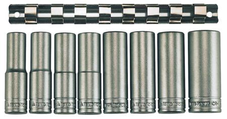 M1208-6 Teng Tools 8-Piece 1 6 Point Socket Set