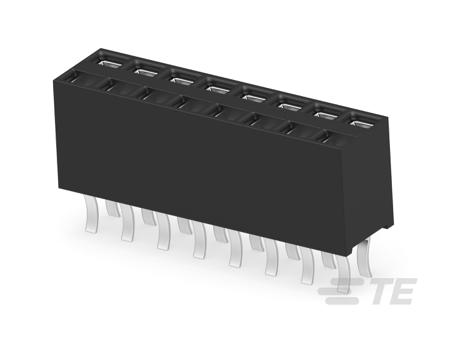 215308-8 TE Connectivity 2153 Series Vertical Board Mount PCB Socket, 16-Contact, 2-Row, 2.54mm Pitch, Through Hole Termination