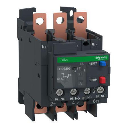 LRD3806 Schneider Electric Thermal Overload Relay - 1 NO + 1 NC, TeSys