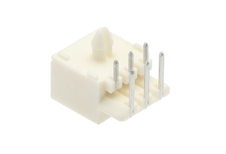 1-770969-1 TE Connectivity Mini-Universal MATE-N-LOK, 4.14mm Pitch, 6 Way, 2 Row, Right Angle PCB Header, Through Hole