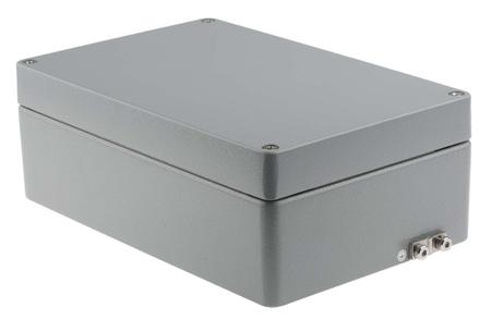 190-1877 RS PRO Aluminium Enclosure, IP66, IK09, 280 x 180 x 100mm
