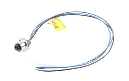 1200705205 Brad from Molex Female 4 way Receptacle to 5 way Free End Circular Connector, 0.3 m