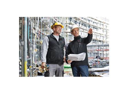 06188000EC Bosch GHV Black, Thermal Insulation Softshell Jacket, L