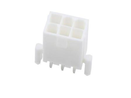 39299067 Molex 5566 Series Vertical Through Hole PCB Header, 6 Contact(s), 4.2 mm Pitch, 2 Row, Shrouded