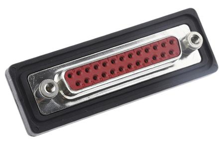 FWDF25S / 1731100142 FCT from Molex FWD 25 Way Panel Mount D-sub Connector Socket