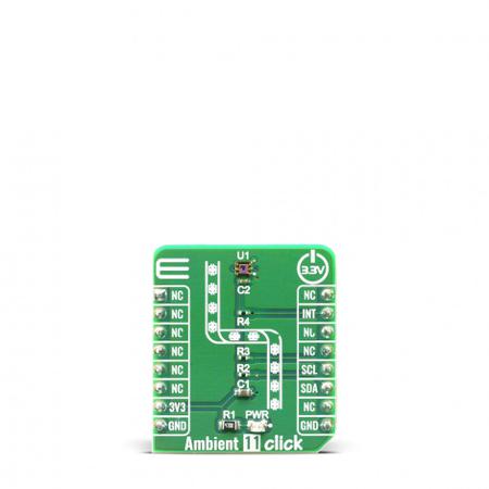 MIKROE-3990 MikroElektronika Ambient 11 Click Optical MikroBus Click Board for VEML6035 Consumer, Computing And Industrial Devices
