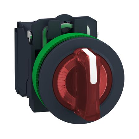 XB5FK134G5 Schneider Electric Selector Switch - (SPDT) 30mm Cutout Diameter, Illuminated 3 Positions
