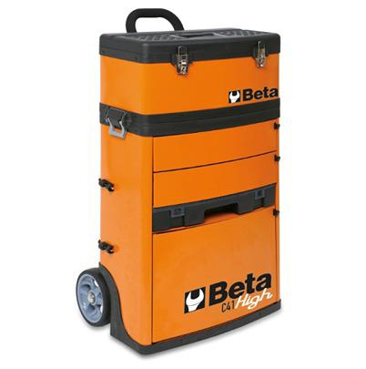 C41H-O BETA 2 Drawer Metal, Plastic Wheeled Tool Trolley