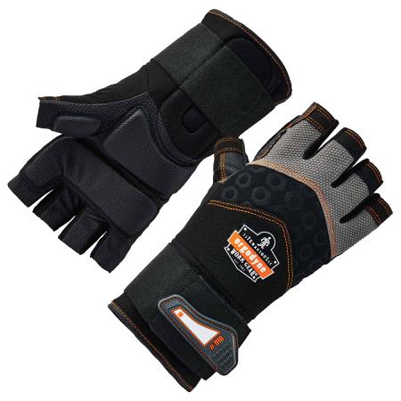 17712 Ergodyne ProFlex Black Anti-Vibration Work Gloves, Size S