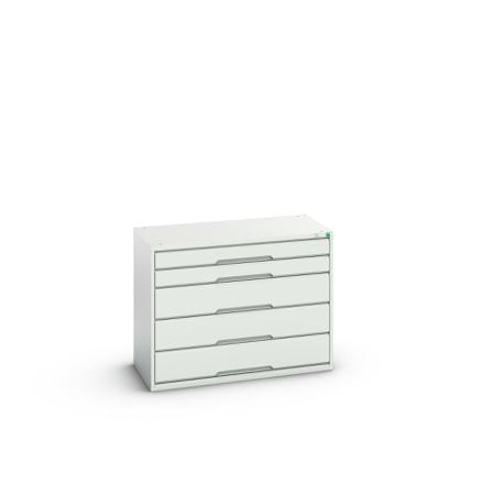 16925212-16 Bott 5 Cabinet, Steel, 800mm x 1050mm x 550mm, Light Grey