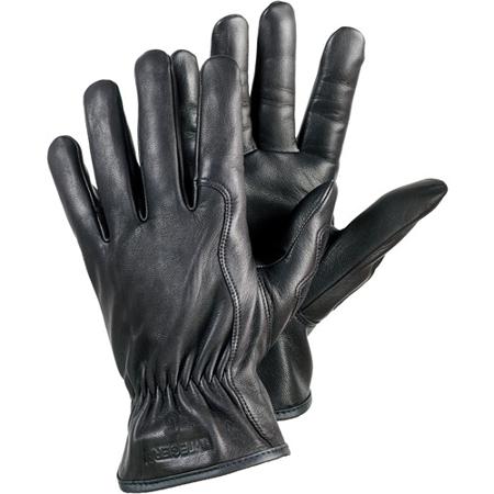 8555T-12 Tegera TEGERA Black Leather Cut Resistant Work Gloves, Size 12