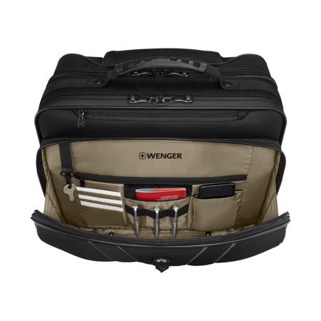 653631 Wenger Legacy Black 15.6in  Laptop Laptop Bag, Black