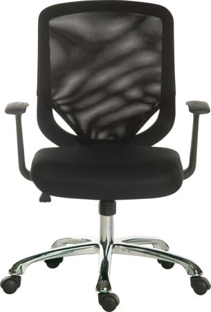 221-6328 RS PRO Black Fabric Executive Chair, 100kg Weight Capacity