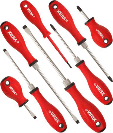 341808 Virax Hex Magnetic Screwdriver, 8 mm Tip, 150 mm Blade, 269 mm Overall