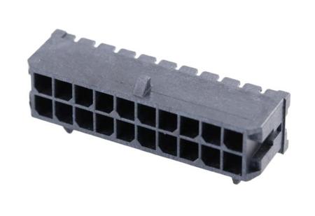 430452001 Molex 43045 Series Right Angle Through Hole PCB Header, 20 Contact(s), 3 mm Pitch, 2 Row, Shrouded