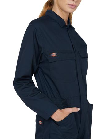 DK0A867W0DN1 Dickies Dark Navy Reusable Coverall, L