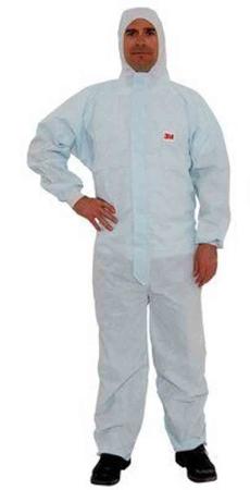 4520WM 4520 COVERALL WHITE+GREEN TYPE 5/6 M