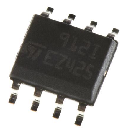 TS912IDT  STMicroelectronics, Operational Amplifier, 1 MHz, 8-Pin 16 V SOIC
