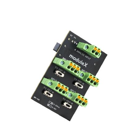 MX-4AI Industrial Shields ModuleX Series Input Simulator for Use with PLC Accessories, 24 V dc Supply, Digital Output,